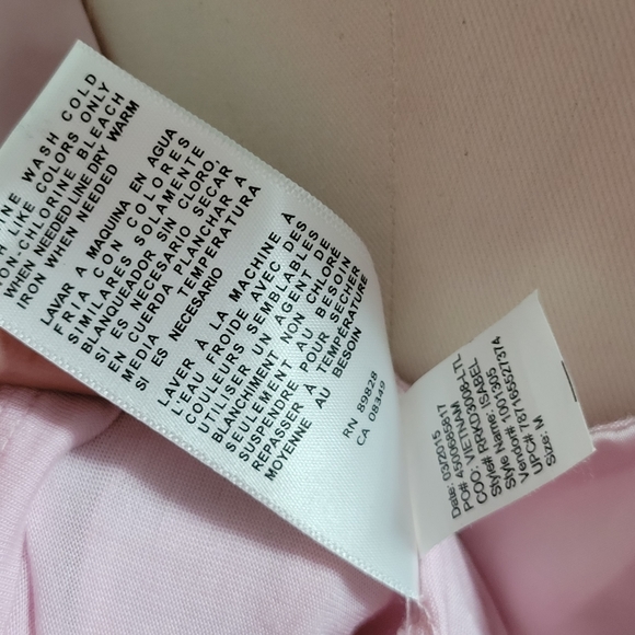 Robert Rodriguez pink mixed media tank size medium - Picture 7 of 7